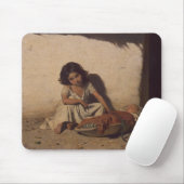 ベビーの少女(貧しい通りの子ども) マウスパッド (マウス)