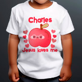 ベビーの布イエスは私を愛している ベビーボディスーツ