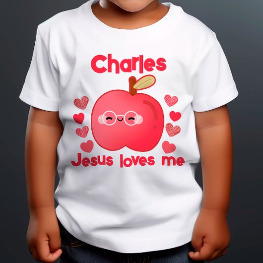 ベビーの布イエスは私を愛している ベビーボディスーツ