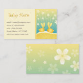 ベビーの店の名刺のテンプレート 名刺 (正面/裏面)