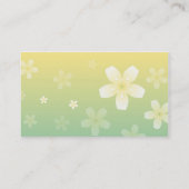 ベビーの店の名刺のテンプレート 名刺 (裏面)