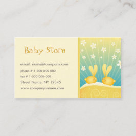 ベビーの店の名刺のテンプレート 名刺