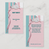ベビーの店の育児の乳児の子供部屋 名刺 (正面/裏面)