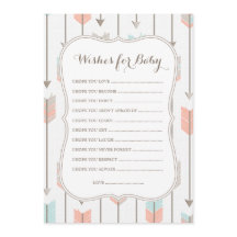 ベビーの弓矢のシャワーゲームの願い