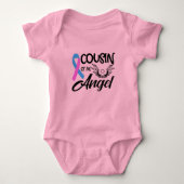 ベビーの従姉妹の天使の愛らしいベビーギフト ベビーボディスーツ (正面)