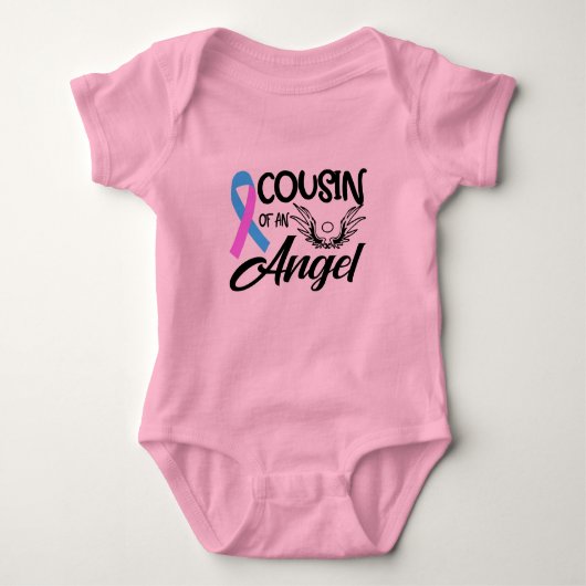 ベビーの従姉妹の天使の愛らしいベビーギフト ベビーボディスーツ (正面)