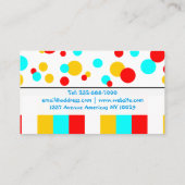 ベビーの心配及び店 名刺 (裏面)