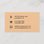 ベビーの心配 名刺 (裏面)