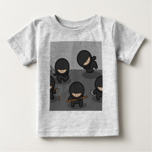 ベビーの忍者のティー ベビーTシャツ