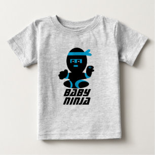 ベビーの忍者のTシャツ ベビーTシャツ