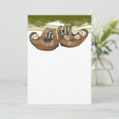 ベビーの怠惰のベビーシャワー/新生児Announcment 案内状 (スタンド正面)