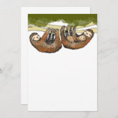 ベビーの怠惰のベビーシャワー/新生児Announcment 案内状 (正面/裏面)