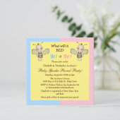 ベビーの性はそれ蜂ものが明らかにしますか。 蜂蜜の蜂 招待状 (スタンド正面)