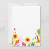 ベビーの性はメキシコフェスタの招待状を明らかにします 招待状 (裏面)