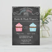 ベビーの性は黒板の招待状を明らかにします 招待状 (スタンド正面)