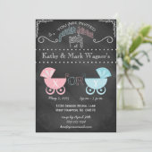 ベビーの性は黒板の招待状を明らかにします 招待状 (スタンド正面)