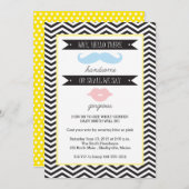 ベビーの性別公開パーティの招待状 招待状 (正面/裏面)