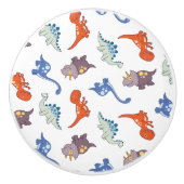 ベビーの恐竜のノブか引き セラミックノブ (正面)