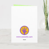 ベビーの恐竜のバースデー・カード カード (裏面)