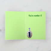 ベビーの恐竜のバースデー・カード カード (内部)