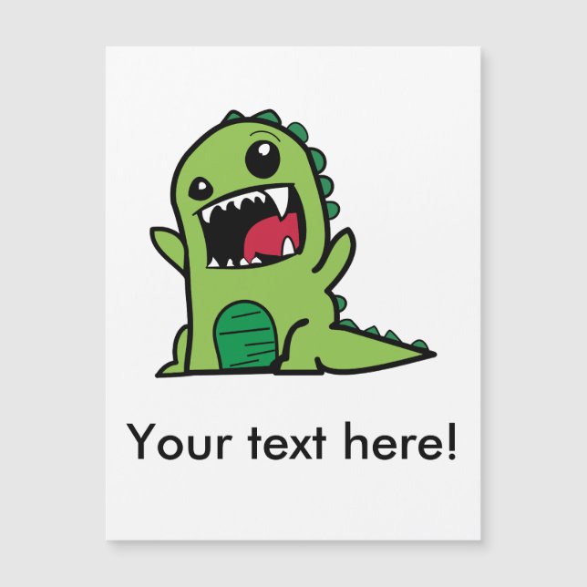 ベビーの恐竜の漫画 (正面)