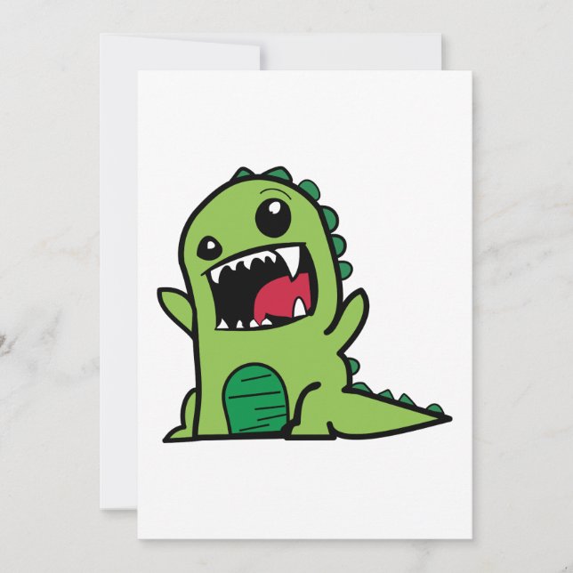 ベビーの恐竜の漫画 (正面)