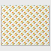 ベビーの恐竜の第2誕生日の包装紙 ラッピングペーパー (フラット)