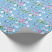 ベビーの恐竜 ラッピングペーパー (角)