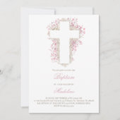 ベビーの息の花はバプテスマを越える 招待状 (正面)