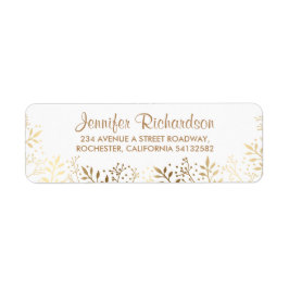 ベビーの息金ゴールドと白結婚の ラベル