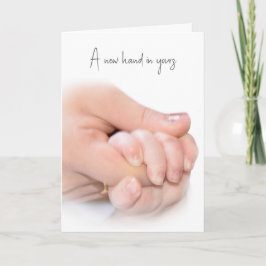 ベビーの手祝い カード