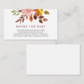 ベビーの挿入物カードのための秋の本 エンクロージャーカード (正面/裏面)