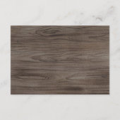 ベビーの挿入物カードのための素朴な種族の花の本 エンクロージャーカード (裏面)