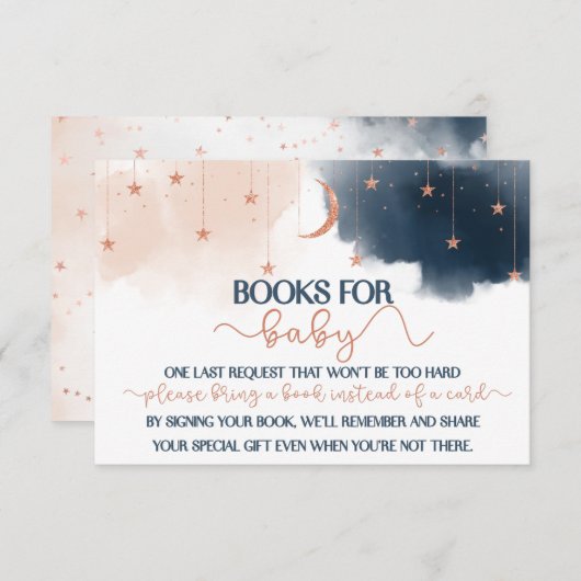 ベビーの挿入、性別によるブックリクエストの送信 エンクロージャーカード (正面/裏面)