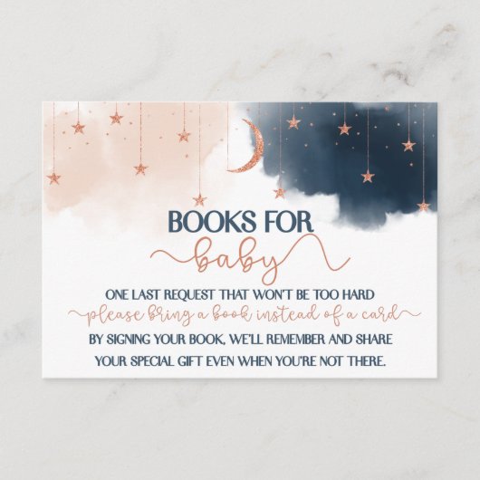 ベビーの挿入、性別によるブックリクエストの送信 エンクロージャーカード (正面)