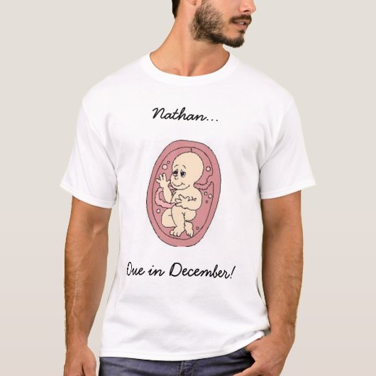 ベビーの支払期日のワイシャツ Tシャツ (正面)