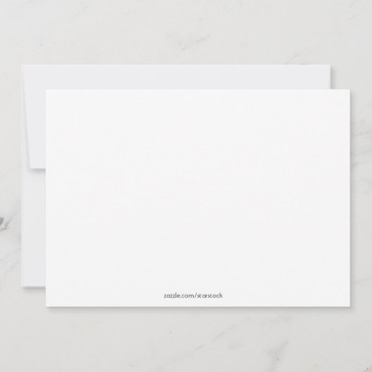 ベビーの文字の緑のベビーシャワーの招待状 招待状 (裏面)