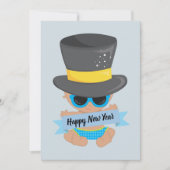 ベビーの新年の子供のフレンドリーなパーティの招待状 招待状 (正面)