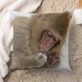 ベビーの日本のなマカク属|の雪猿 クッション (ブランケット)