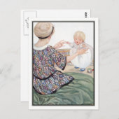 ベビーの最初のステップはアン・アンダーソン ポストカード (正面/裏面)