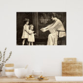 ベビーの最初のステップヴィンテージ1918 ポスター (キッチン)