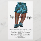 ベビーの最初のステップ引用文 便箋 (正面)