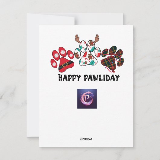 ベビーの最初のホリデーシーズン シーズンカード (裏面)