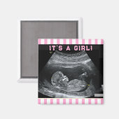 ベビーの最初の写真 マグネット (正面/裏面)