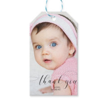 ベビーの最初の誕生日ありがとうエレガントスクリプトスワッシュ