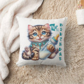 ベビーの最初の誕生日。 クッション (ブランケット)