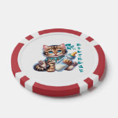 ベビーの最初の誕生日。 ポーカーチップ (シングル)