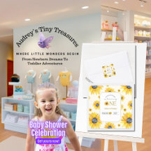 ベビーの最初の誕生日 – 私たちの小さなひまわり