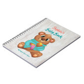 ベビーの最初の5年、DIY名/情報、Wh Wood ノートブック (左側)