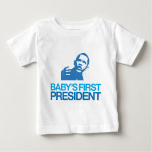 ベビーの最初大統領 ベビーTシャツ